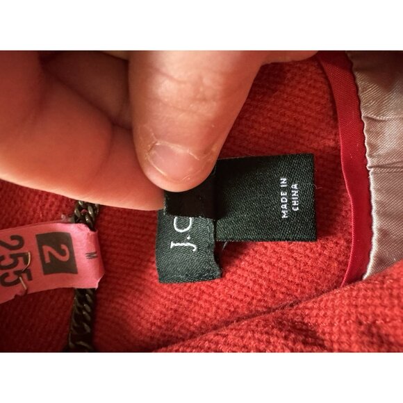 J CREW Lady Day Coat‎ Wool Blend Size 0 Peacoat Classic City Professional Office - Picture 8 of 13